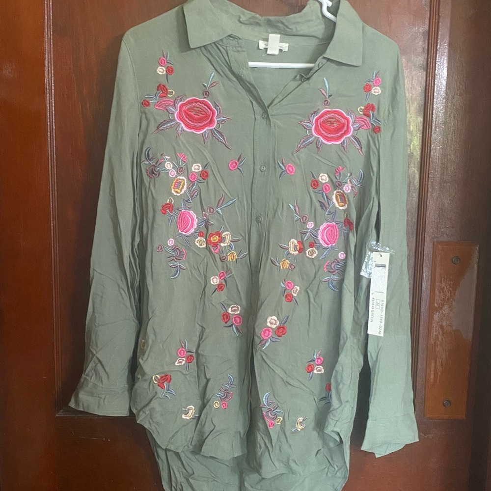 Tribal Jeans Blouse